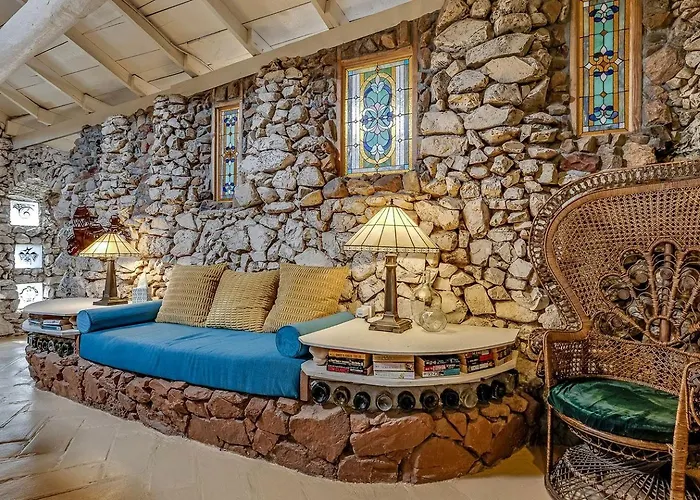 Enchanting Earth House With Kaleidoscope Glass Walls Near Saguaro National Park In Tucson, Arizona Tucson