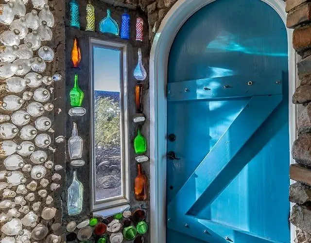 Enchanting Earth House With Kaleidoscope Glass Walls Near Saguaro National Park In Tucson, Arizona * Tucson