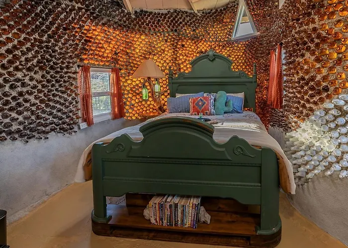 Enchanting Earth House With Kaleidoscope Glass Walls Near Saguaro National Park In Tucson, Arizona Holiday home Tucson